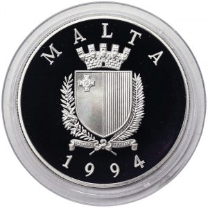 Malta, Republic, 5 Liri 1994