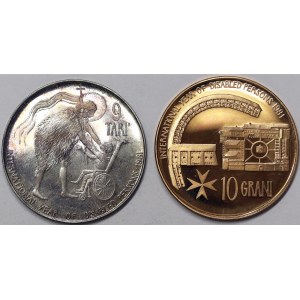 Malta, Republic, Lot 2 pcs.