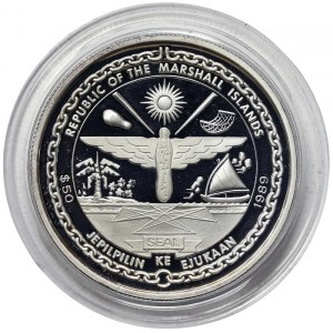 Marshall Islands, 50 Dollars 1989