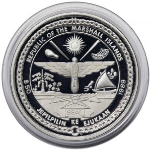 Marshall Islands, 50 Dollars 1989
