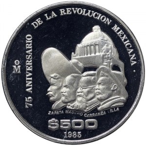 Mexiko, 500 Pesos 1985