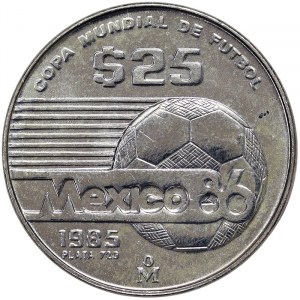 Mexiko, 25 Pesos 1985