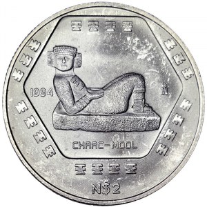 Mexico, 2 Nuevos Pesos 1994