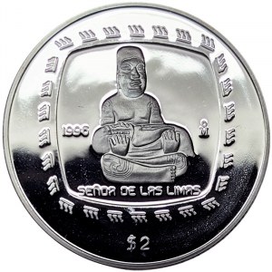 Mexico, 2 Pesos 1996