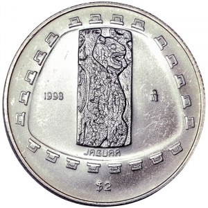 Mexico, 2 Pesos 1998