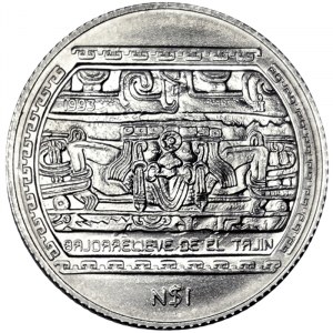 Mexico, 1 Nuevo Peso 1993