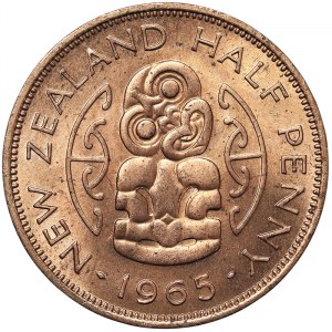 New Zealand, 1/2 Penny 1965