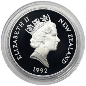 New Zealand, 5 Dollars 1992