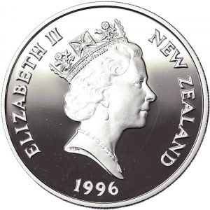 New Zealand, 5 Dollars 1996