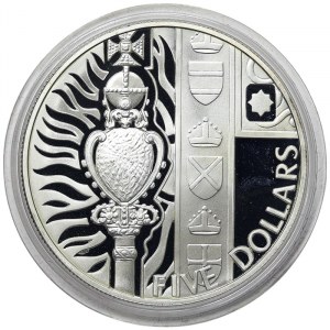 New Zealand, 5 Dollars 2002