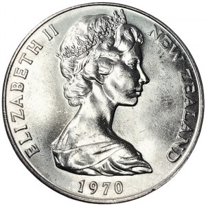 New Zealand, 1 Dollar 1970