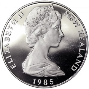 New Zealand, 1 Dollar 1985