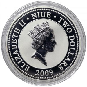 Niue, 2 Dollars 2009