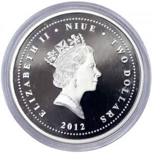 Niue, 2 Dollars 2012