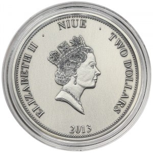 Niue, 2 Dollars 2013