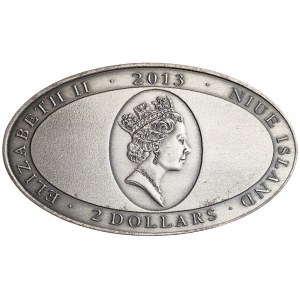 Niue, 2 Dollars 2013
