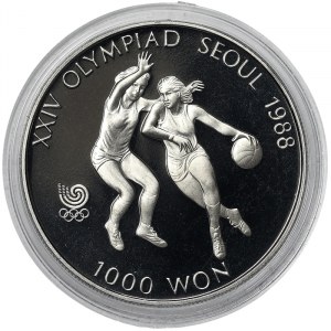 North Korea, 1000 Won 1986