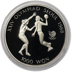 North Korea, 1000 Won 1987