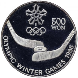 North Korea, 500 Won 1988