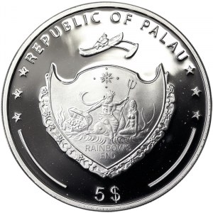 Palau, 5 Dollars 2006