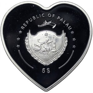 Palau, 5 Dollars 2008
