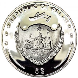 Palau, 5 Dollars 2009