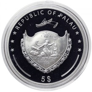 Palau, 5 Dollars 2009