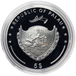 Palau, 5 Dollars 2010