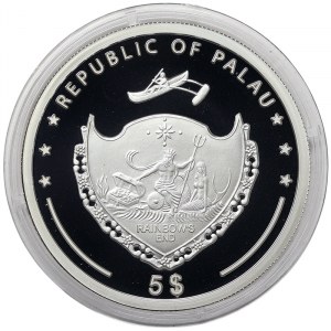 Palau, 5 Dollars 2007