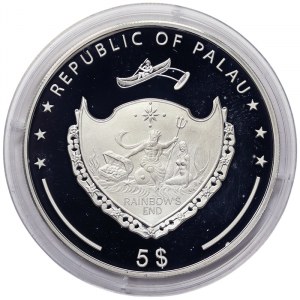 Palau, 5 Dollars 2007