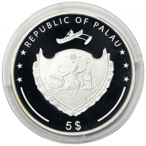 Palau, 5 Dollars 2007
