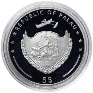 Palau, 5 Dollars 2012