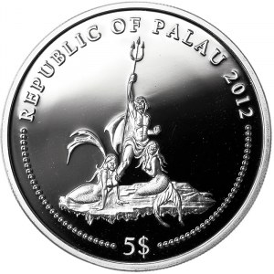 Palau, 5 Dollars 2012