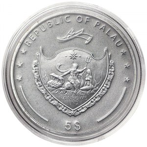 Palau, 5 Dollars 2010