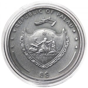 Palau, 5 Dollars 2011