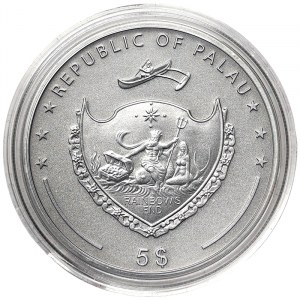 Palau, 5 Dollars 2013
