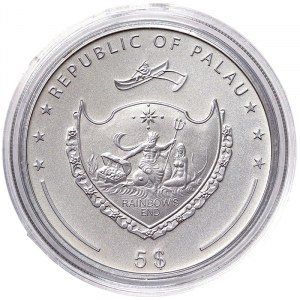Palau, 5 Dollars 2010