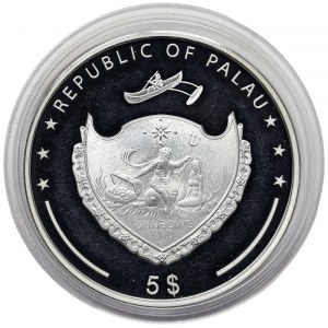Palau, 5 Dollars 2006