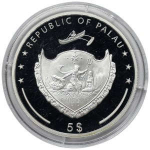Palau, 5 Dollars 2006