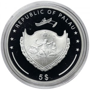 Palau, 5 Dollars 2011