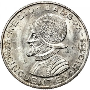 Panama, 1/2 Balboa 1953