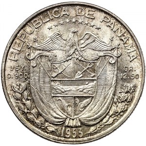 Panama, 1/2 Balboa 1953