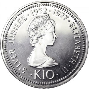 Papua New Guinea, 10 Kina 1977