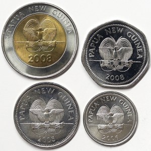 Papua New Guinea, Lot 4 pcs.