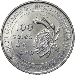 Peru, 100 Soles de oro 1973