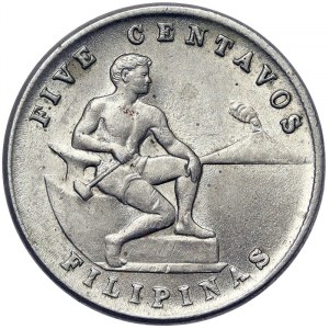 Philippines, USA Administration, 5 Centavos 1945, S