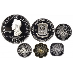 Philippines, Lot 6 pcs. 1975
