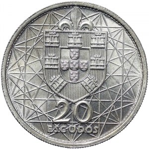 Portugalsko, 20 Escudos 1966