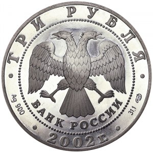 Russland, 3 Rubel 2002