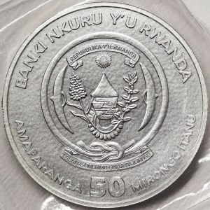 Rwanda, 50 Francs 2012